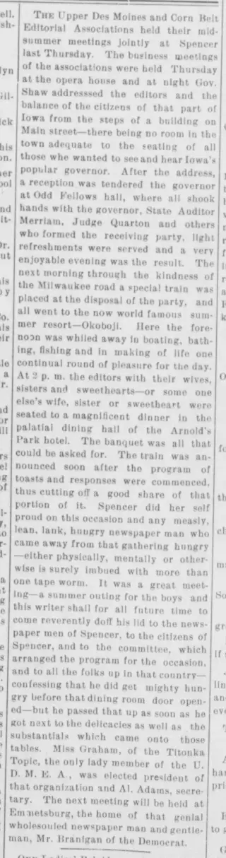 other Newspaper clipping from Jun 29, 1899 5820631