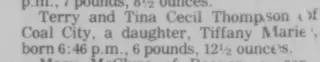 Birth Newspaper clipping from Jul 9, 1989 5820679