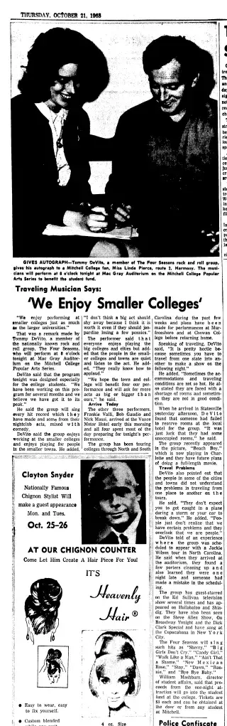 other Newspaper clipping from Oct 21, 1965 5820767