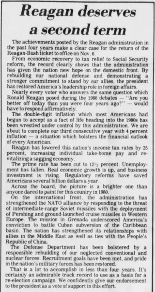 other Newspaper clipping from Oct 30, 1984 5820922