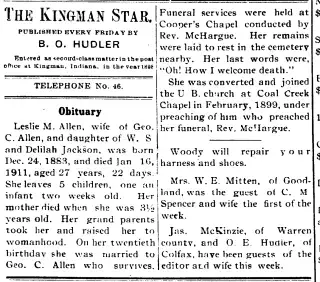 other Newspaper clipping from Feb 3, 1911 5821037