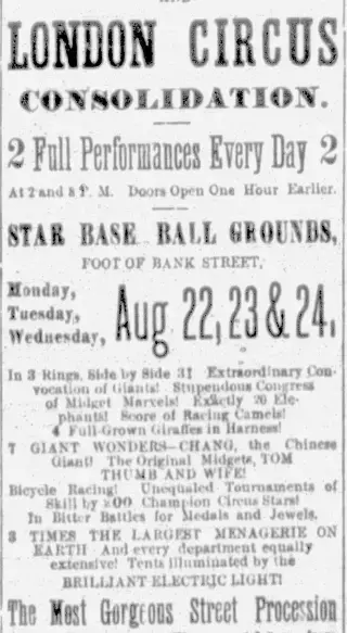 Entertainment Newspaper clipping from Aug 16, 1881 5821056