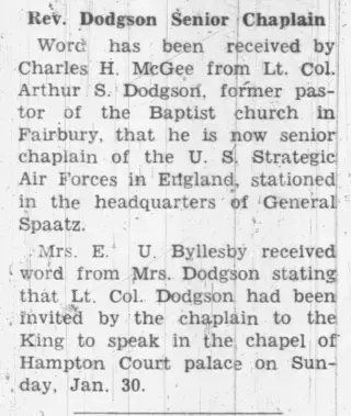 Military Newspaper clipping from Feb 3, 1944 5821058