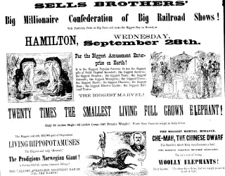 Entertainment Newspaper clipping from Sep 15, 1881 5821059