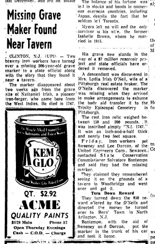other Newspaper clipping from Apr 1, 1961 5821126