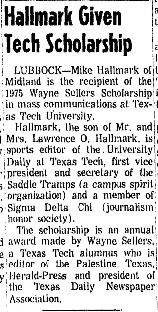 other Newspaper clipping from Jun 8, 1975 5821167
