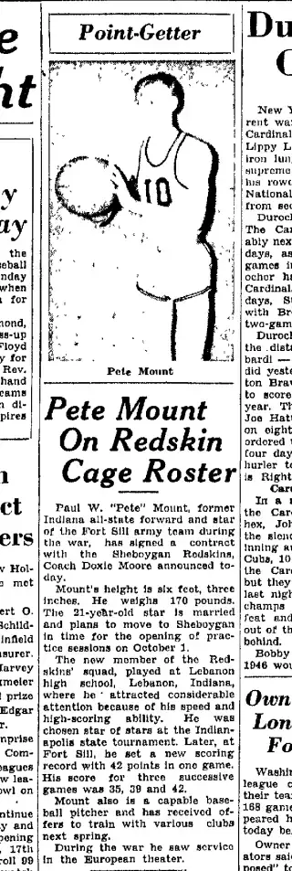 other Newspaper clipping from Sep 6, 1946 5821200