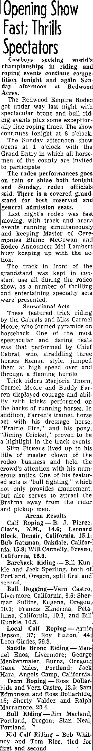 other Newspaper clipping from Jun 26, 1954 5821214