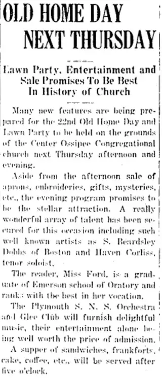 other Newspaper clipping from Jul 30, 1926 5821224