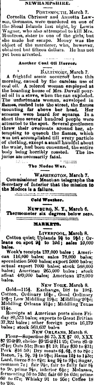 other Newspaper clipping from Mar 10, 1873 5821232