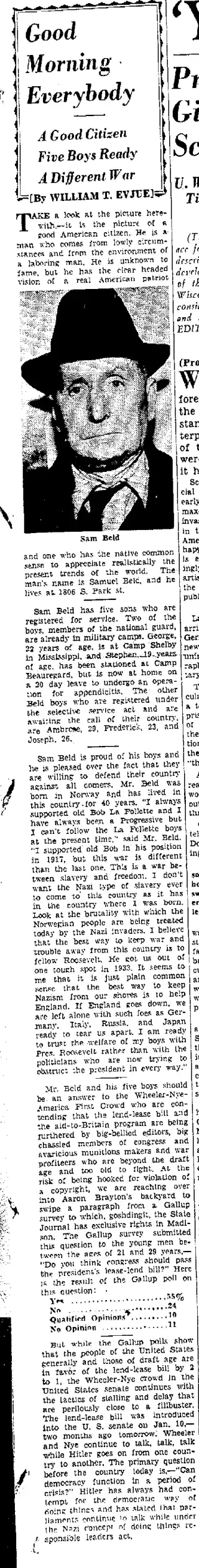 War Newspaper clipping from Mar 9, 1941 5821418