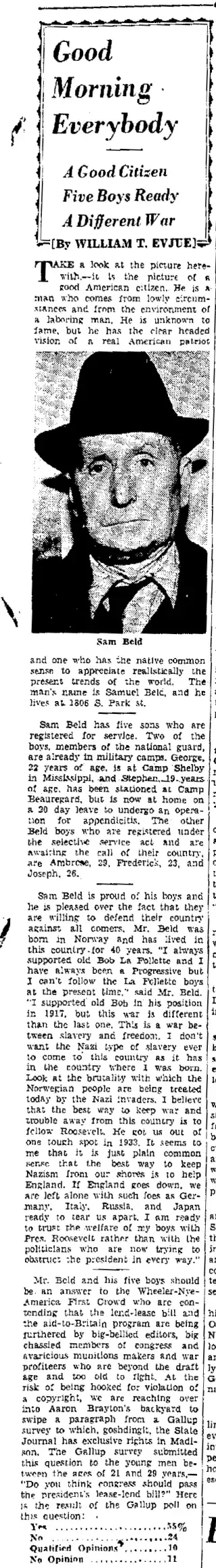 War Newspaper clipping from Mar 9, 1941 5821440