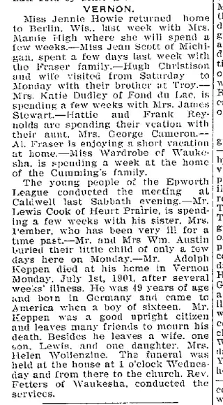 other Newspaper clipping from Jul 4, 1901 5821480