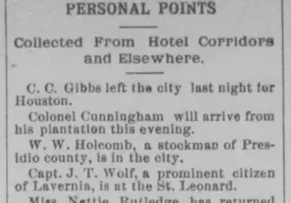 other Newspaper clipping from May 6, 1885 5821624