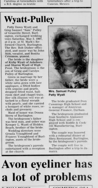 other Newspaper clipping from May 4, 1997 5821633