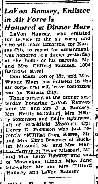 other Newspaper clipping from May 12, 1952 5821664