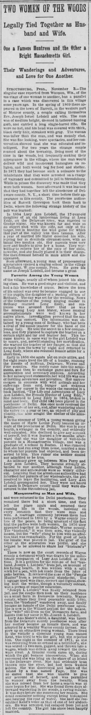 other Newspaper clipping from Nov 7, 1883 5821740