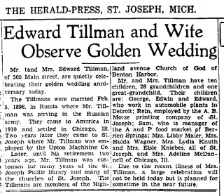 Marriage Newspaper clipping from Feb 5, 1946 5821804