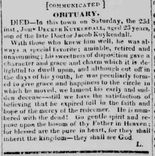 other Newspaper clipping from Nov 30, 1833 5822206