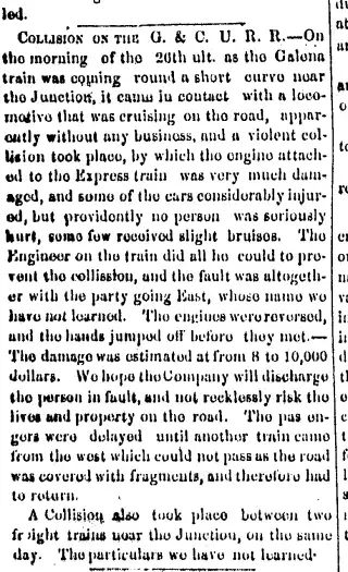 other Newspaper clipping from Aug 3, 1854 5822282