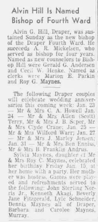 other Newspaper clipping from Jan 22, 1960 5822407