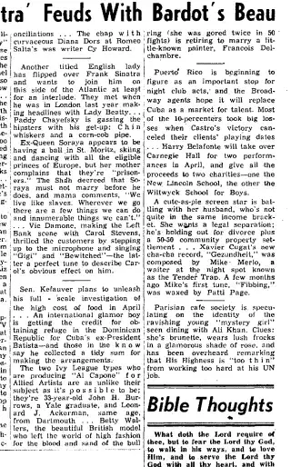 other Newspaper clipping from Jan 24, 1959 5822619