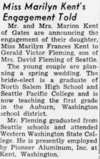 Marriage Newspaper clipping from Dec 30, 1971 5822770