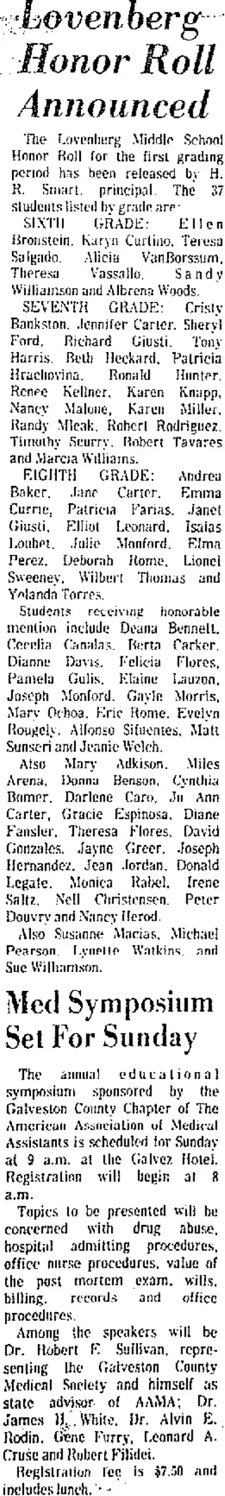 other Newspaper clipping from Nov 15, 1970 5822785