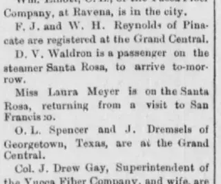 General news Newspaper clipping from Jan 12, 1886 5822856