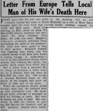 Crime Newspaper clipping from Aug 26, 1926 5823018