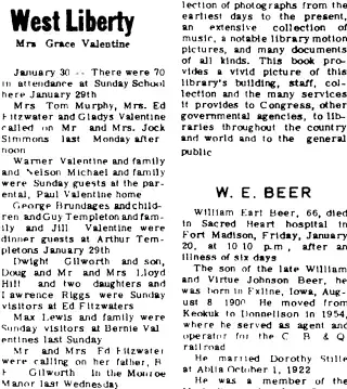 other Newspaper clipping from Feb 1, 1967 5823067