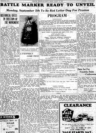 other Newspaper clipping from Aug 31, 1932 5823503