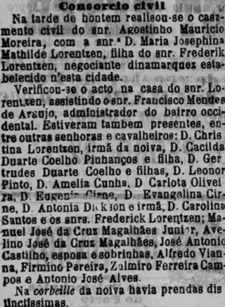 Marriage Newspaper clipping from Apr 24, 1891 5823738