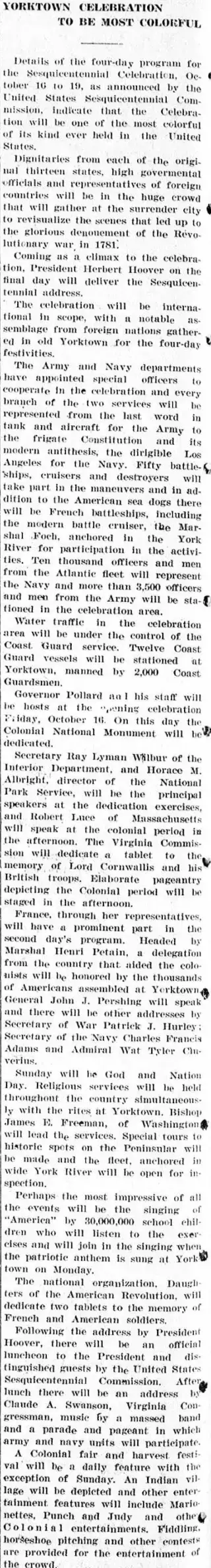 Anniversary Newspaper clipping from Aug 6, 1931 5823746