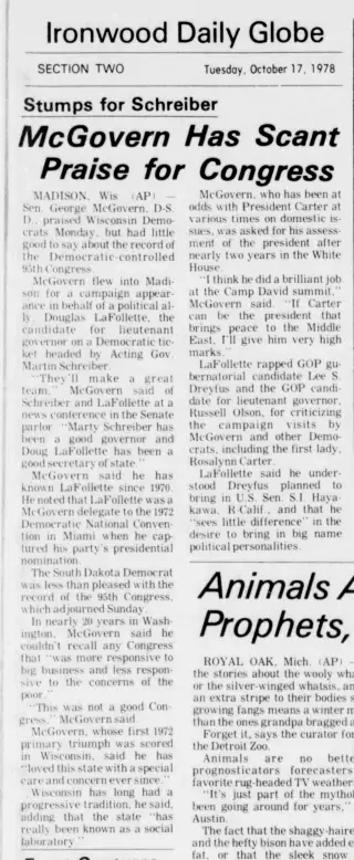 other Newspaper clipping from Oct 17, 1978 5823779