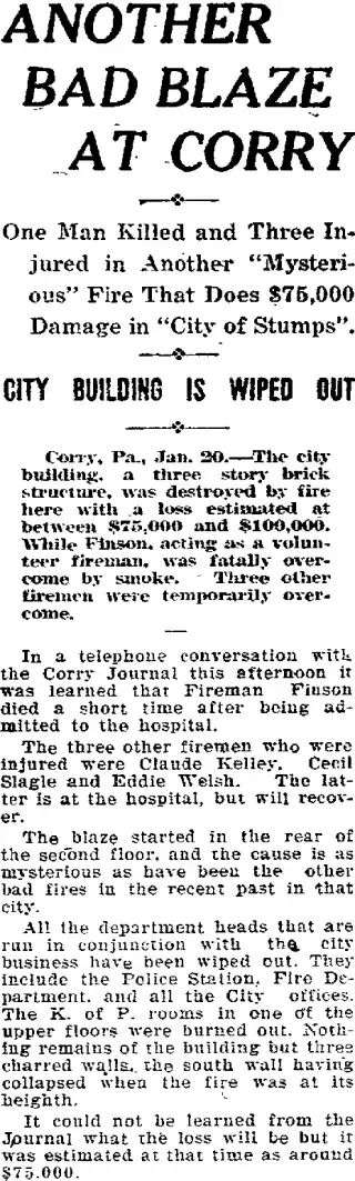 other Newspaper clipping from Jan 20, 1919 5823869