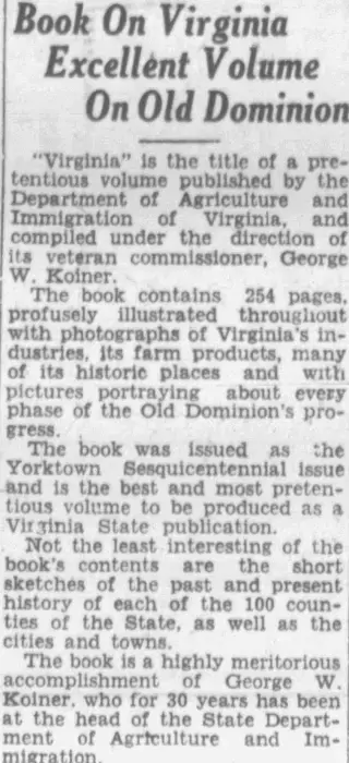 Anniversary Newspaper clipping from Oct 7, 1931 5823917
