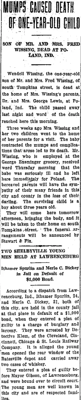 other Newspaper clipping from Dec 4, 1914 5824055
