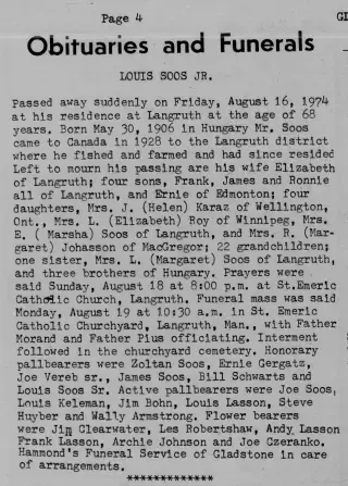 other Newspaper clipping from Aug 28, 1974 5824455