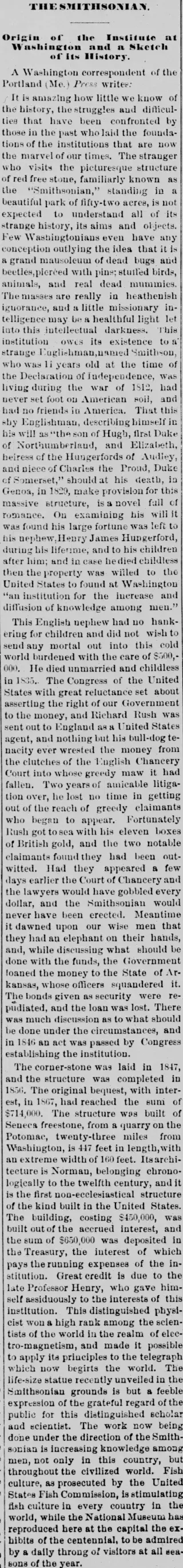 other Newspaper clipping from Jul 26, 1883 5824508