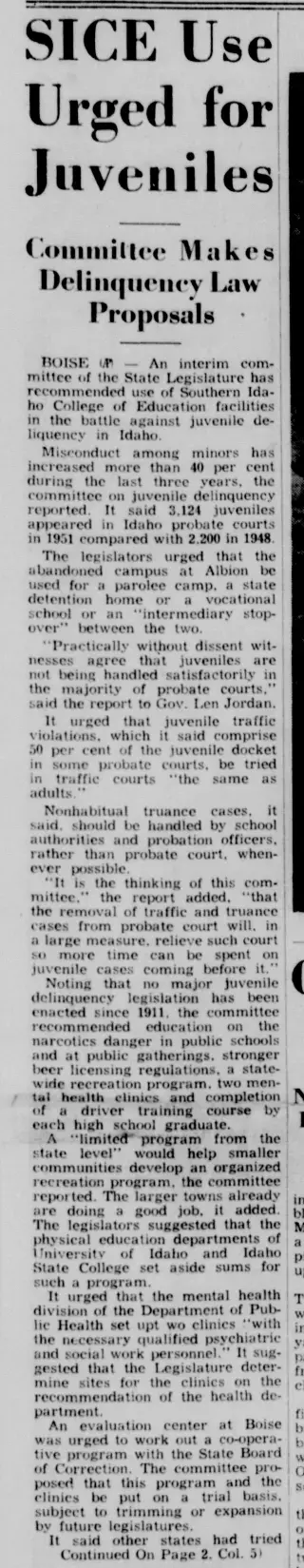 other Newspaper clipping from Nov 19, 1952 5824520