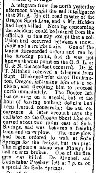 other Newspaper clipping from Jan 28, 1885 5824538