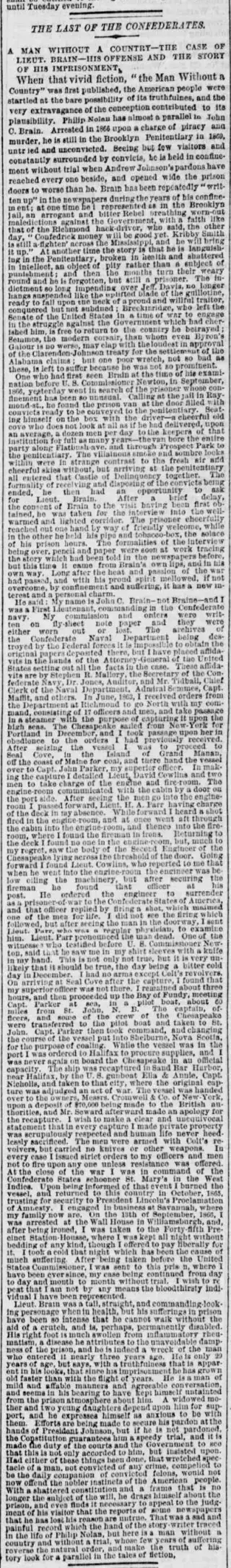 other Newspaper clipping from Feb 20, 1869 5824732