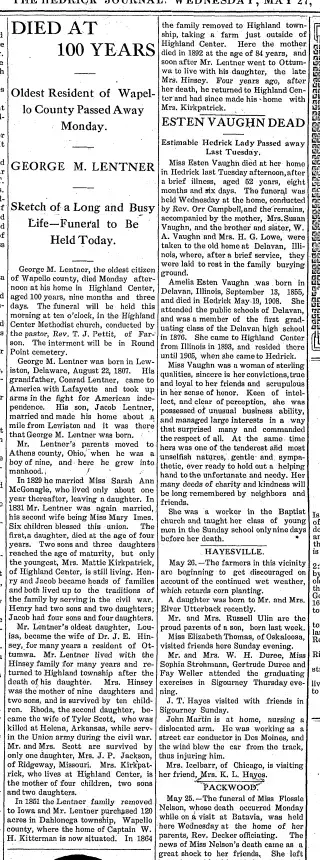 other Newspaper clipping from May 27, 1908 5824845
