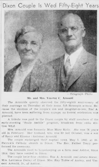 Anniversary Newspaper clipping from May 3, 1941 5824878