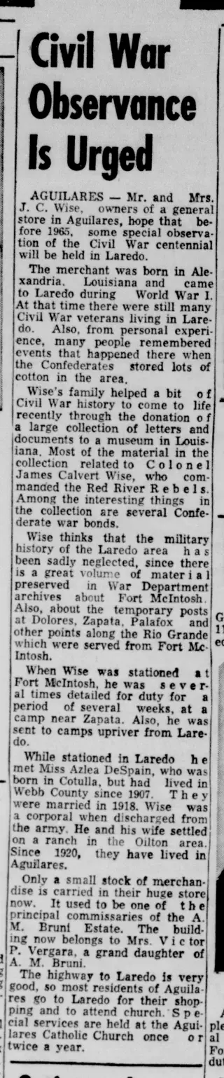 other Newspaper clipping from Oct 29, 1961 5824977