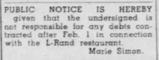 other Newspaper clipping from Feb 7, 1947 5825001