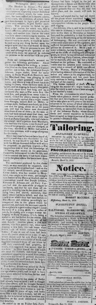 other Newspaper clipping from May 2, 1829 5825003