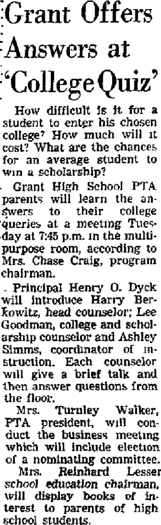 other Newspaper clipping from Nov 19, 1961 5825079
