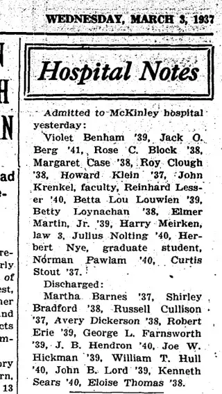 other Newspaper clipping from Mar 3, 1937 5825130